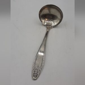Vtg Lady Doris Silver Plate Ladle Spoon 6 3/4 in Long Serving Pieces Flatware